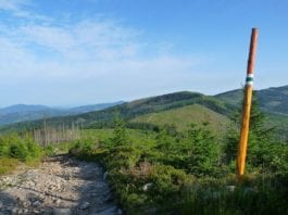 panorama widoków Beskidu Żywieckiego